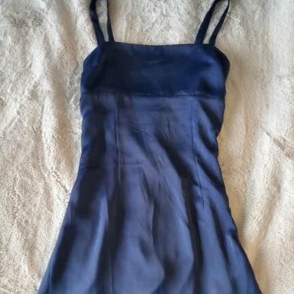 UO Wesley Satin Slip Dress - Picture 2 of 7